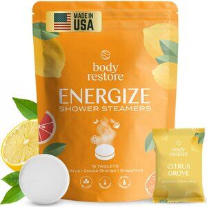 Shower Steamers Aromatherapy 15 Pack - Birthday Gifts for Women, Men, Travel Ess